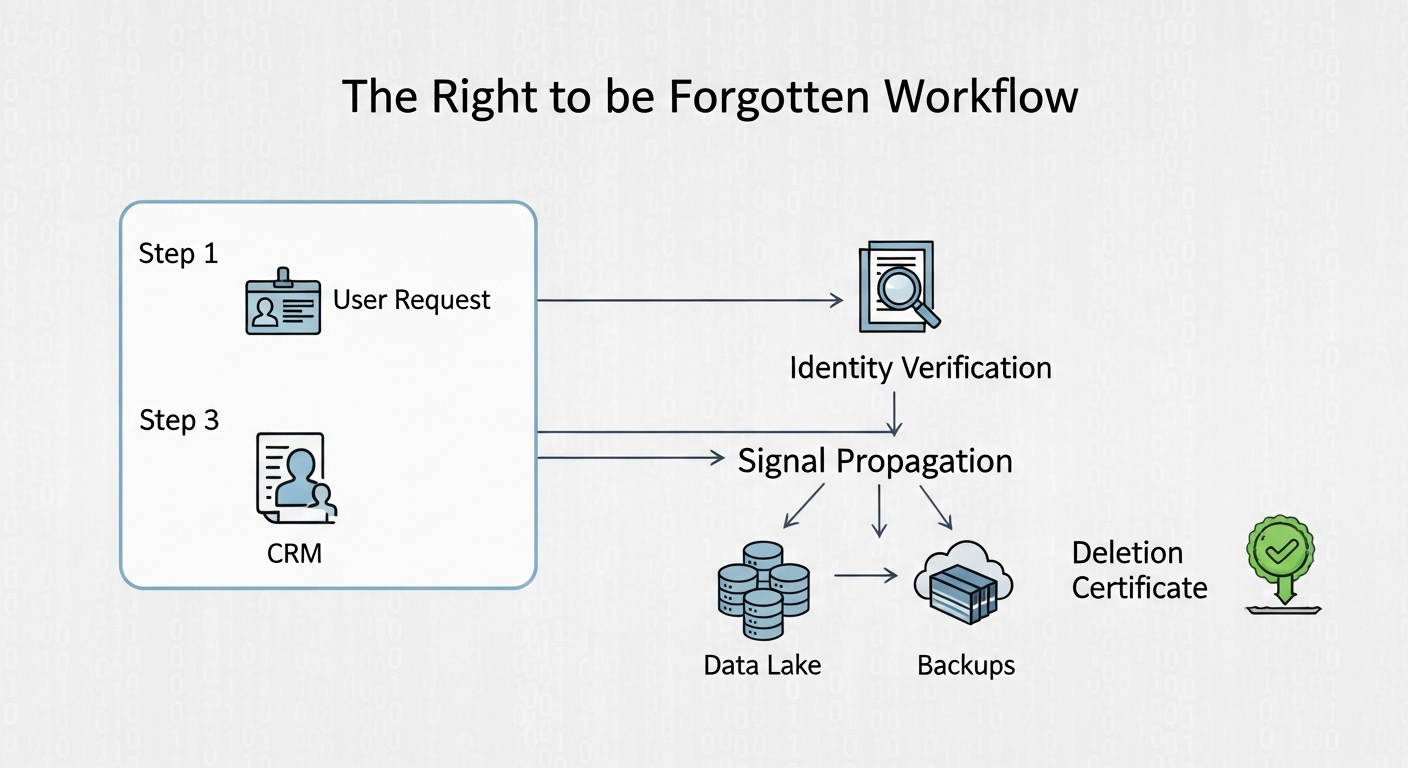 The Ethics of Erasure: Automating the 'Right to be Forgotten' Infographic